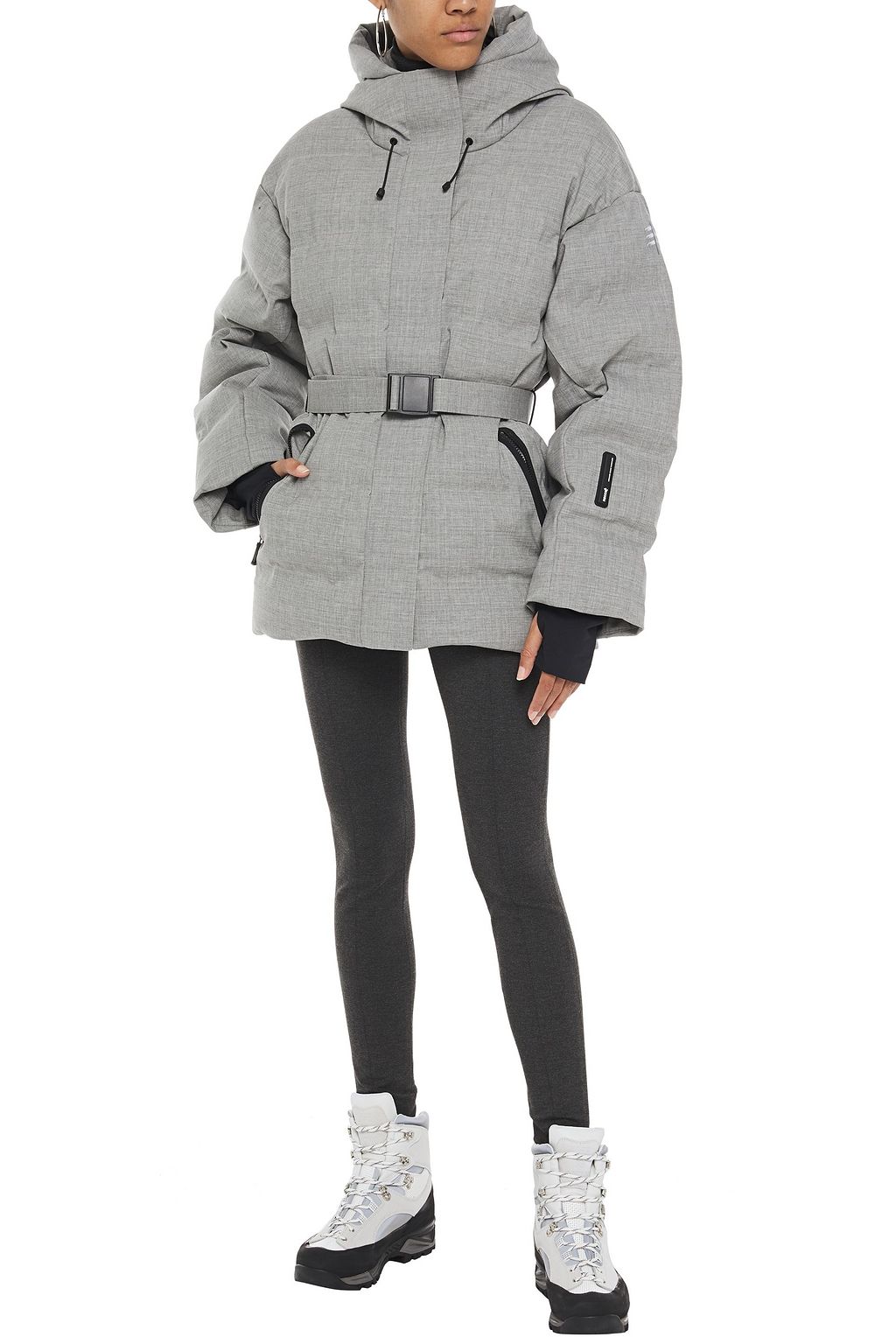 IENKI IENKI Sheena wool-blend hooded down ski jacket