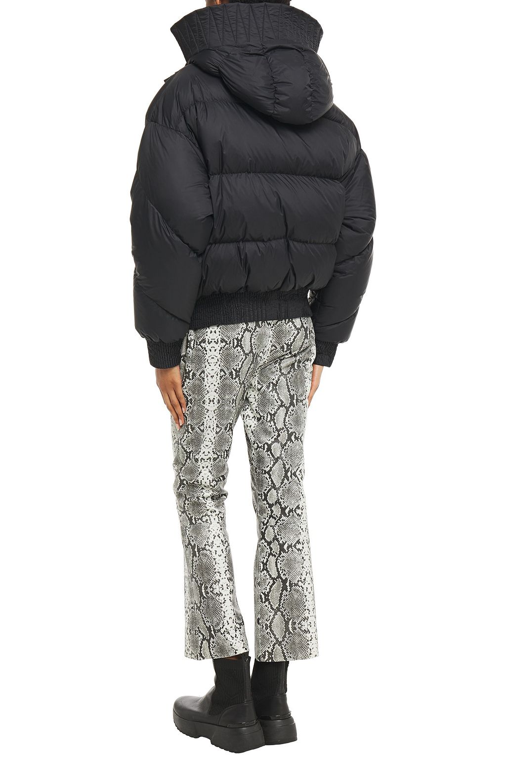 IENKI IENKI Dunlop quilted shell hooded down jacket