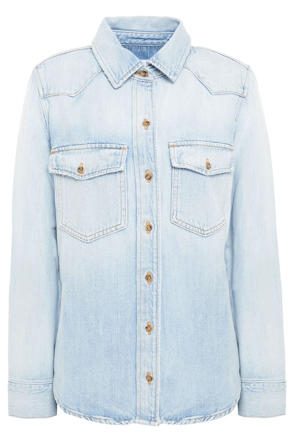 frame denim shirt