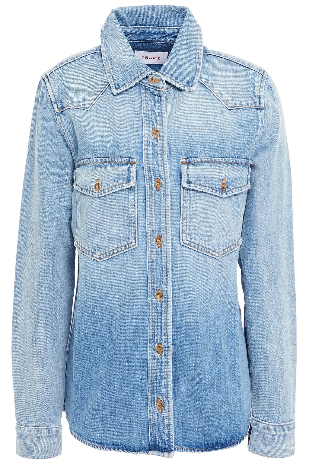 frame denim shirt