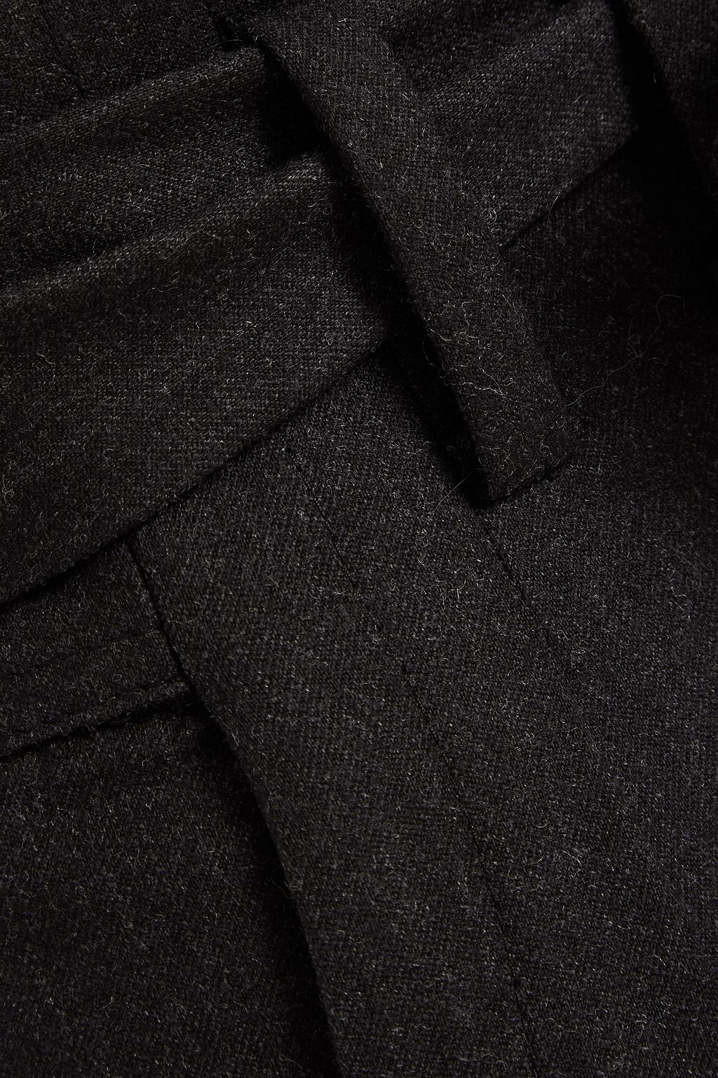IRO Belted brushed-twill straight-leg pants