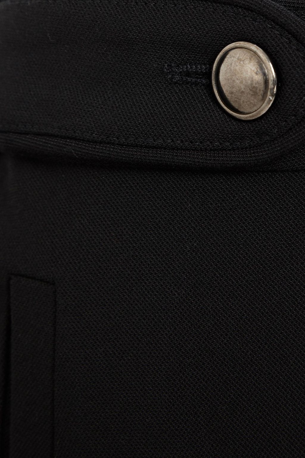 IRO Roskie button-detailed piqué kick-flare pants
