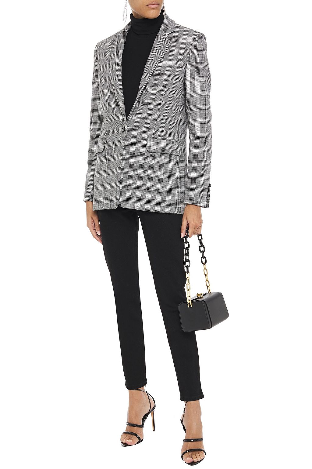 IRO Symi Prince of Wales checked cotton-blend blazer