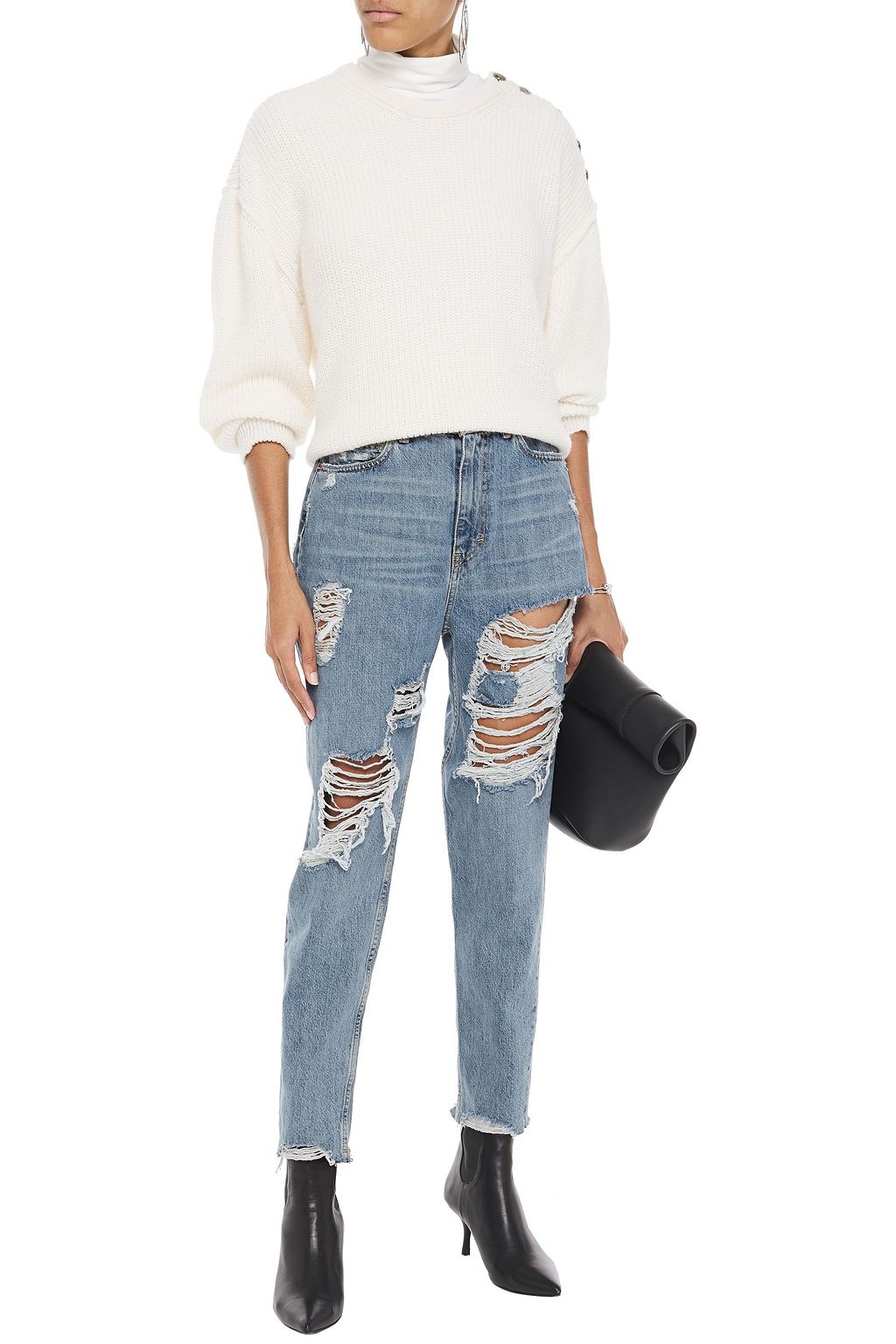 IRO Holmes ribbed-knit sweater