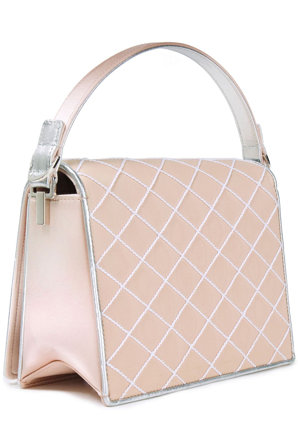 ROGER VIVIER Madame Diadem embellished satin shoulder bag