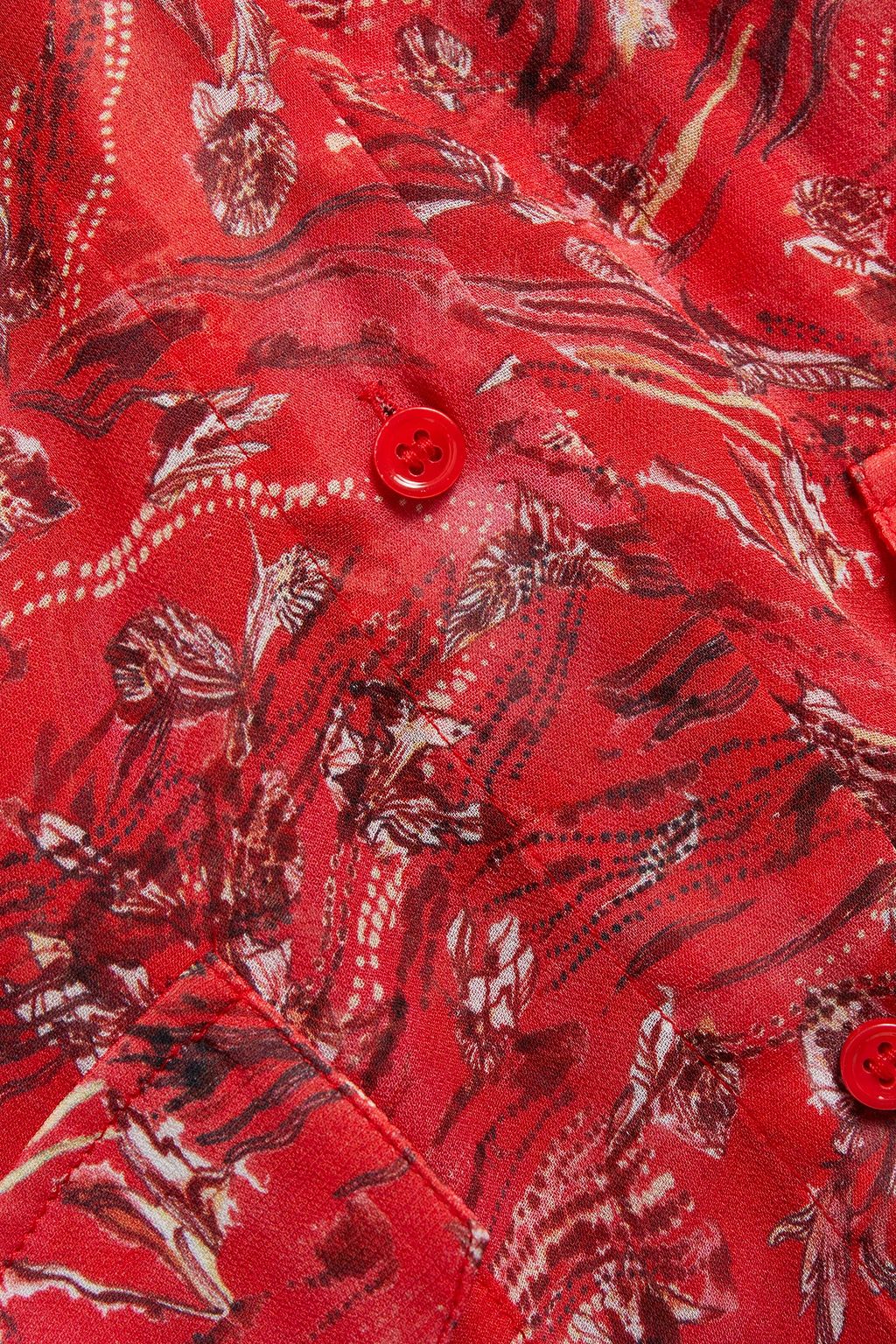 IRO Stiry printed chiffon shirt