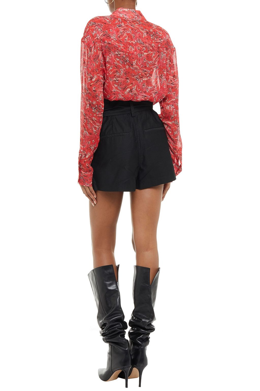 IRO Stiry printed chiffon shirt