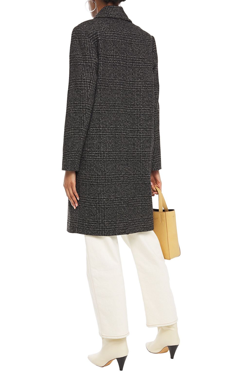 IRO Karpa double-breasted Prince of Wales checked wool-blend coat