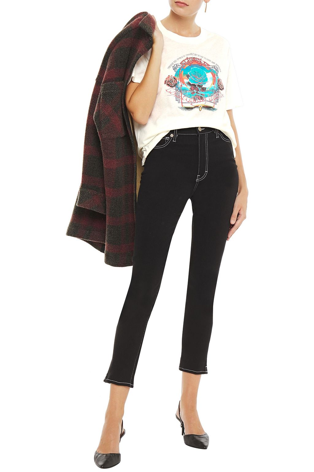 IRO Myers printed cotton-jersey T-shirt