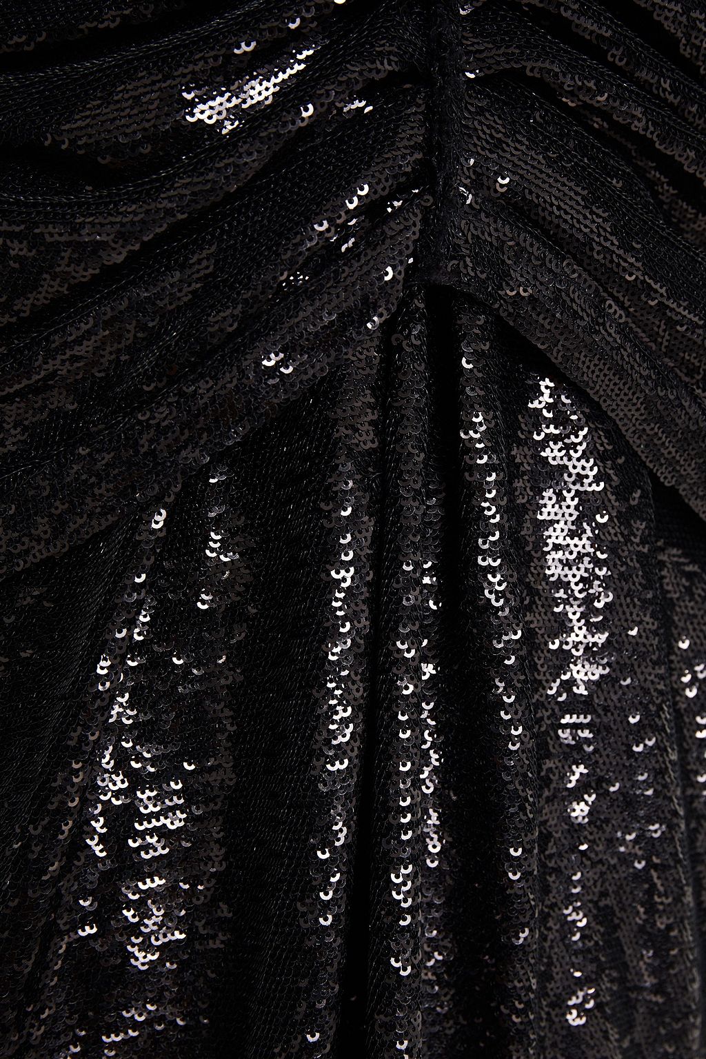IRO Lilou ruched sequined jersey mini dress