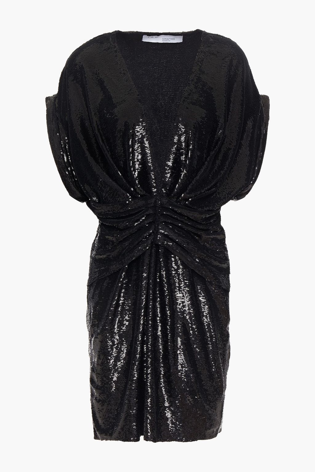 iro black sequin dress