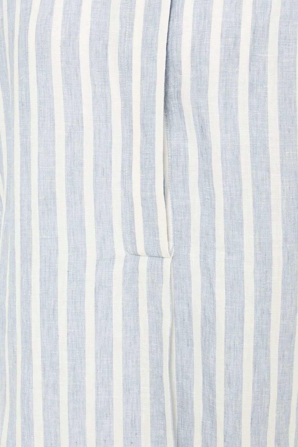 FRAME Striped linen shirt