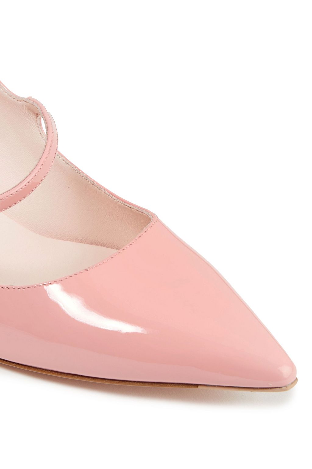 ROGER VIVIER Celeste crystal-embellished patent-leather pumps