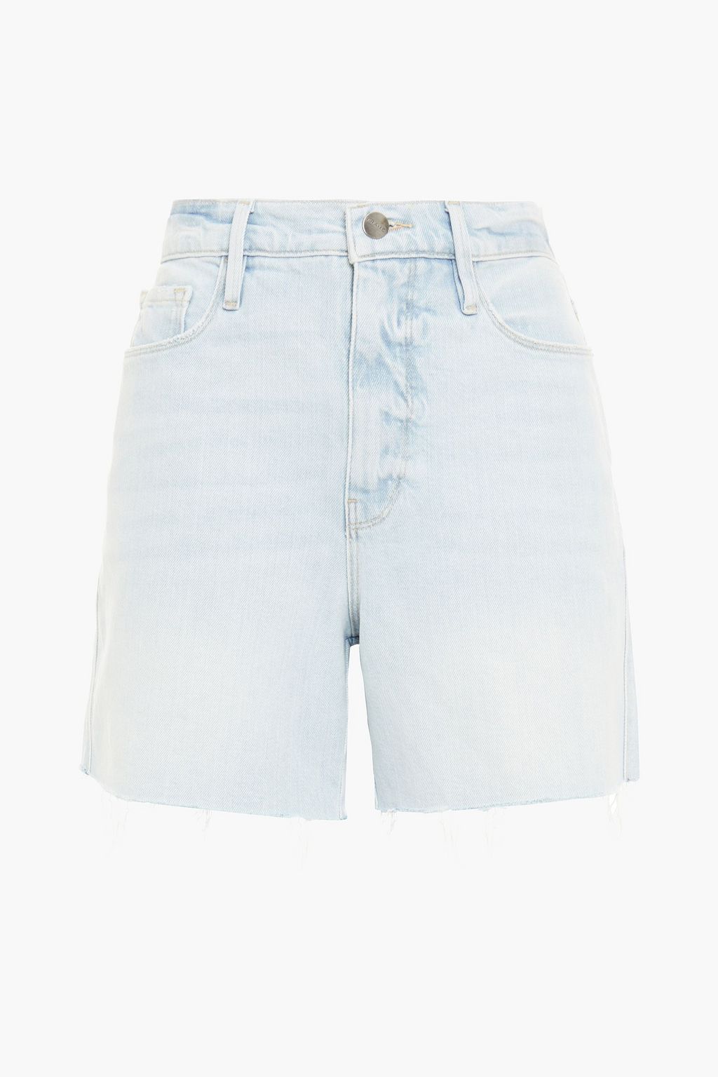 faded denim shorts