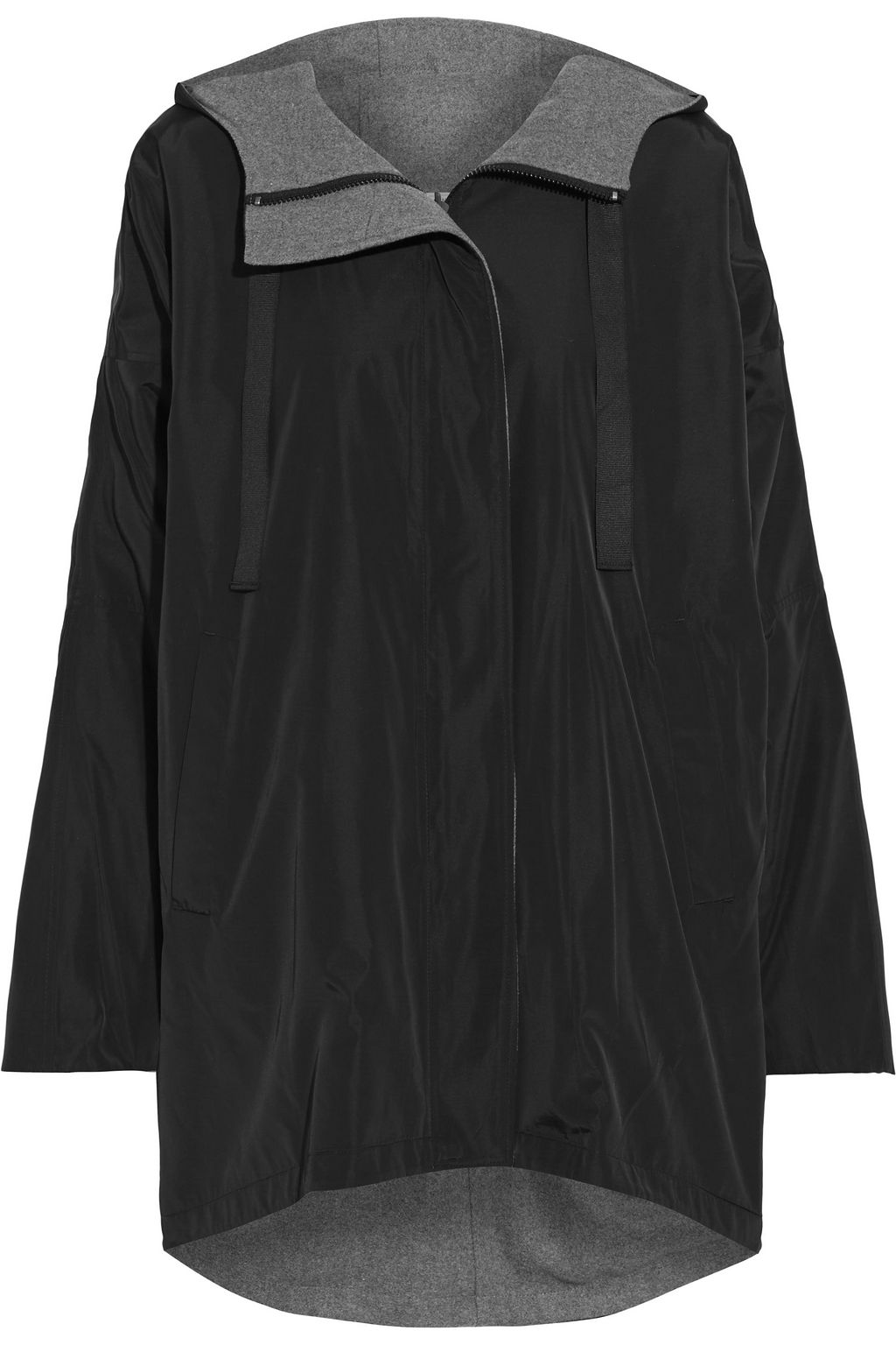 dkny shell hooded jacket