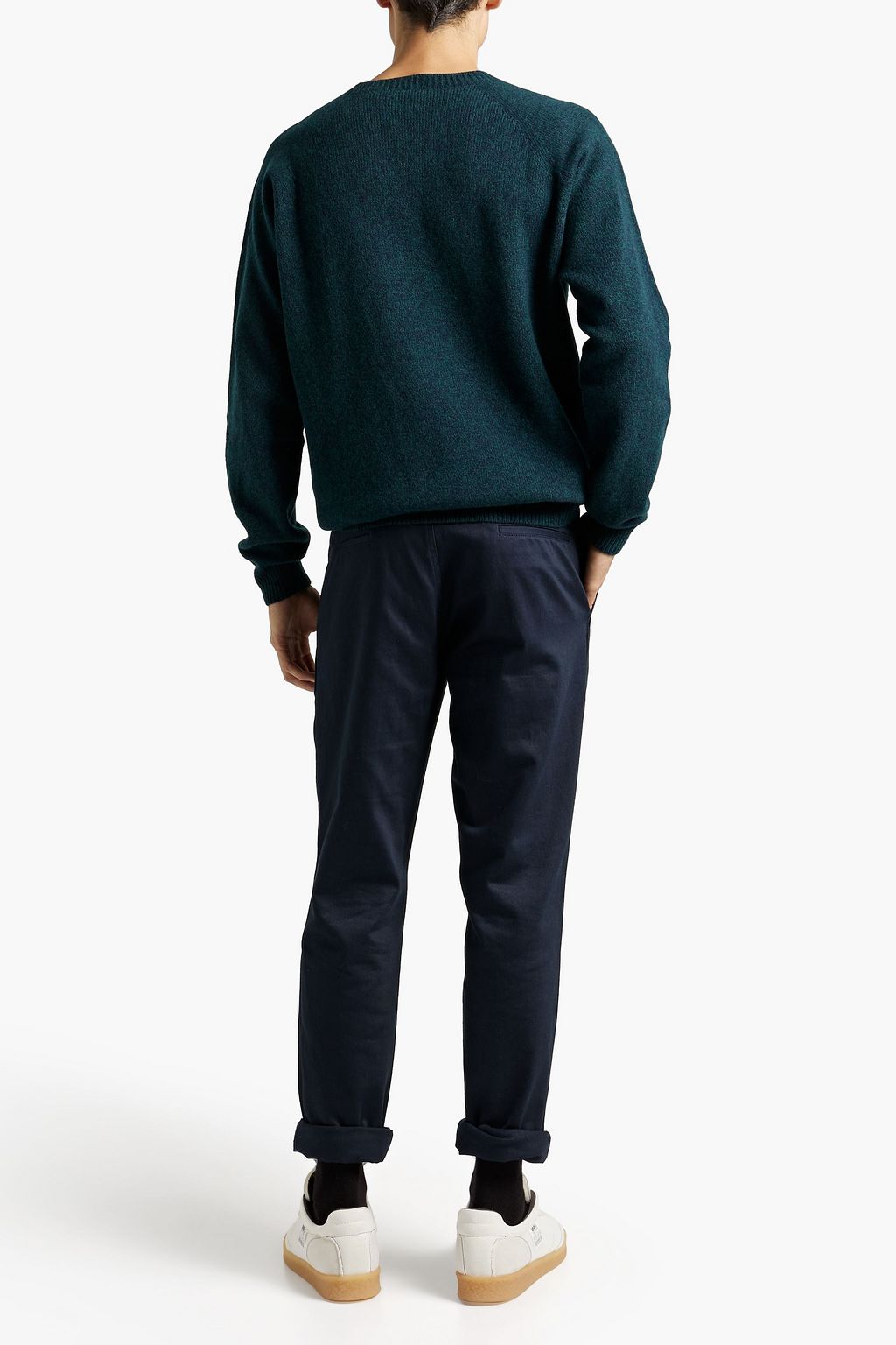 SUNSPEL Marled wool sweater
