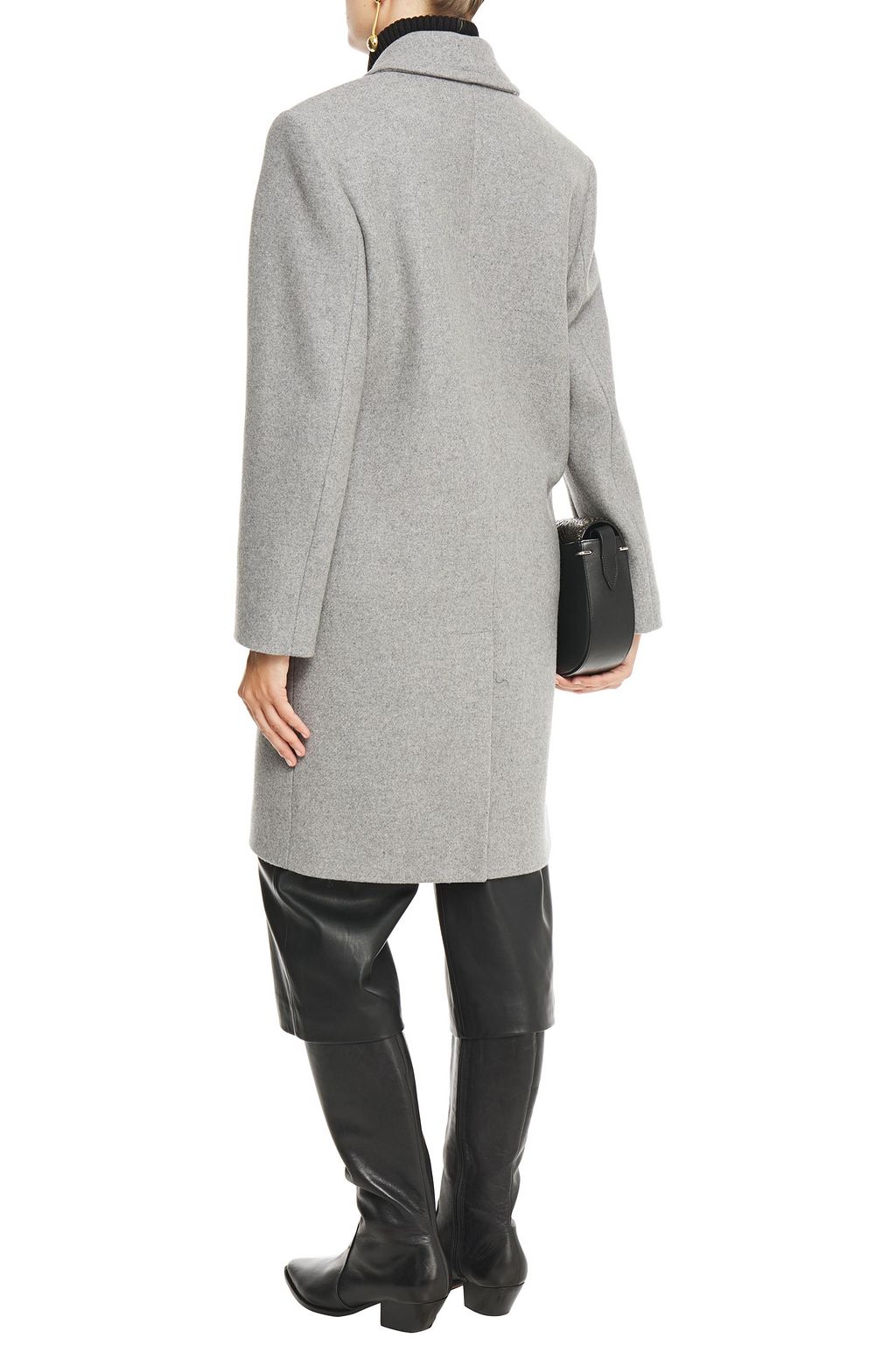 IRO Argus double-breasted wool-blend felt coat
