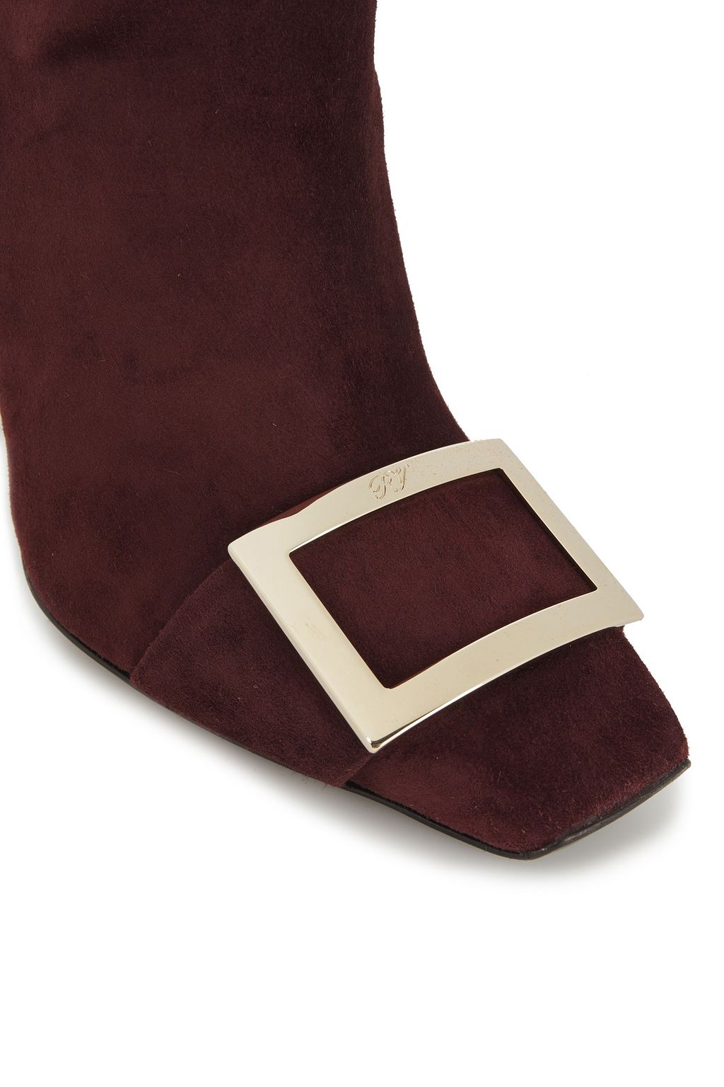 ROGER VIVIER Trompette suede ankle boots