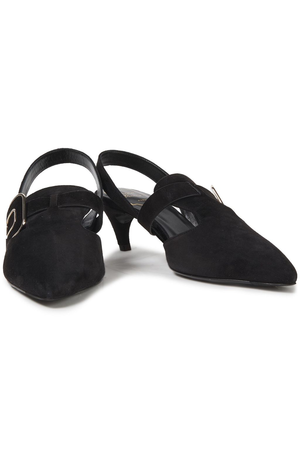 ROGER VIVIER Suede slingback pumps
