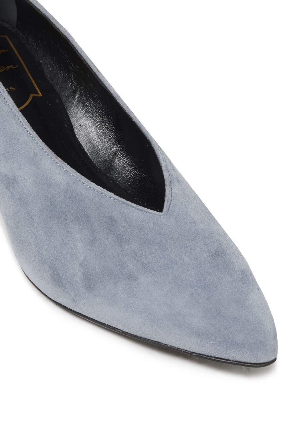 ROGER VIVIER Choc Real suede pumps