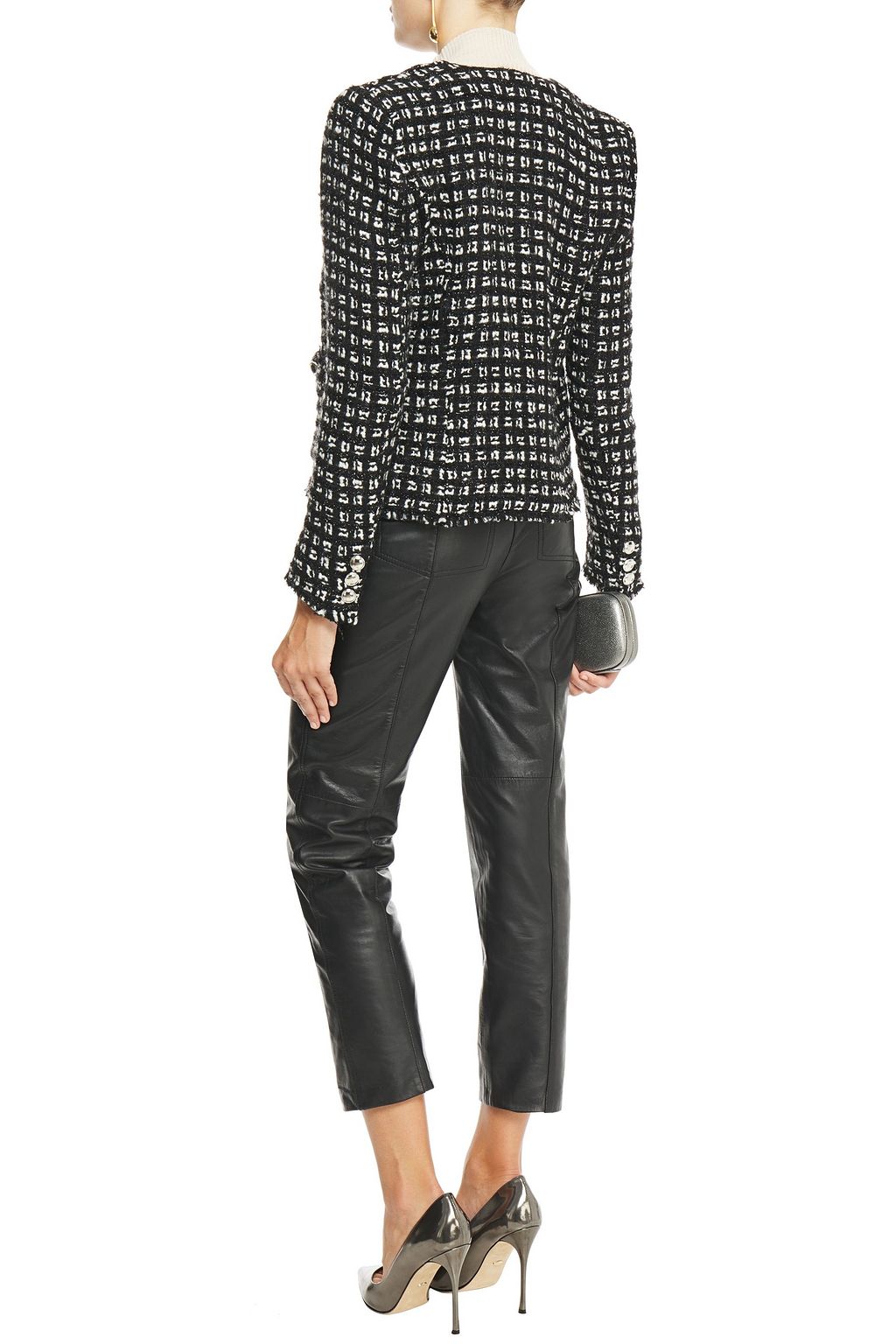 IRO Tetys metallic bouclé-tweed jacket