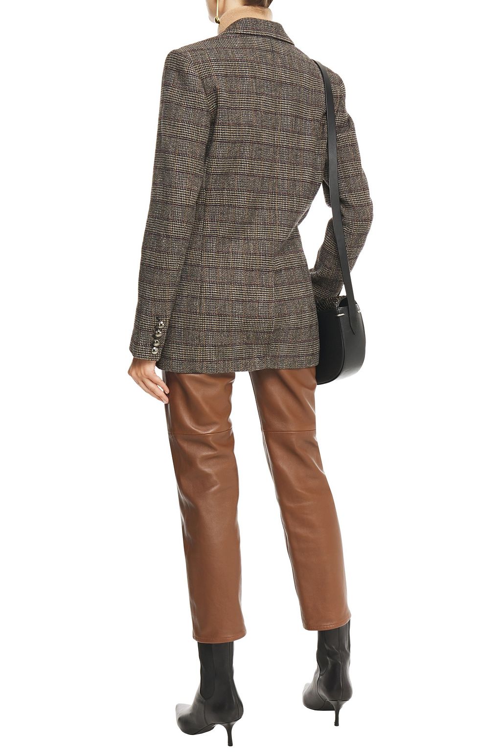 IRO Houli Prince of Wales checked woven blazer