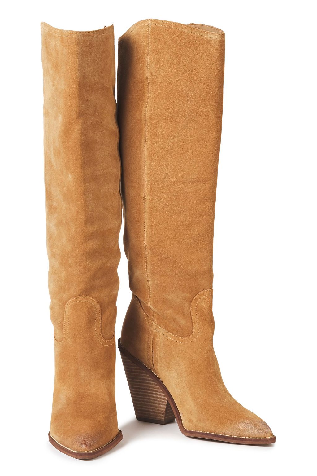 SAM EDELMAN Indigo suede knee boots