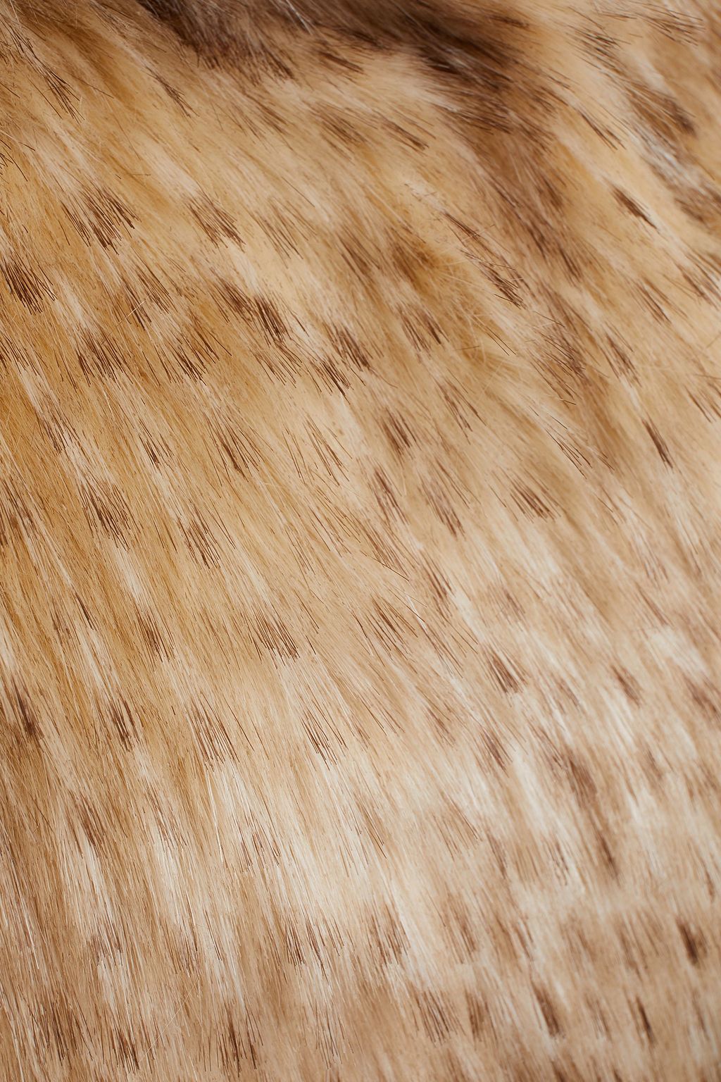 IRO Faux fur hooded jacket