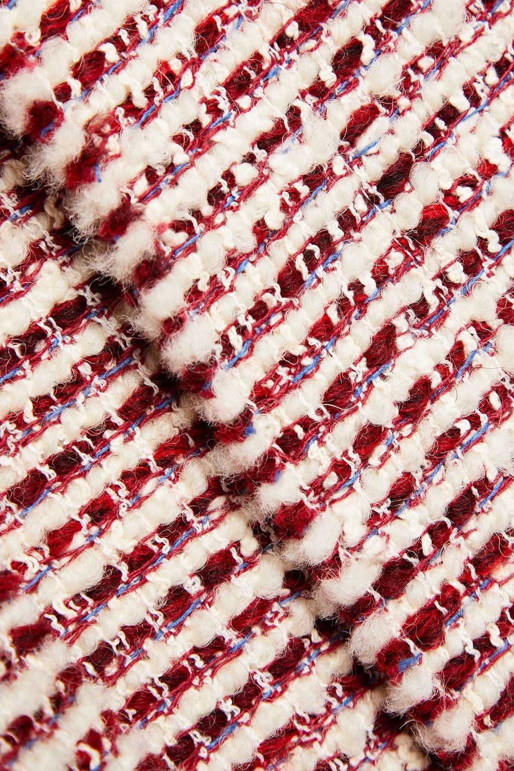 IRO Riona frayed bouclé-tweed jacket