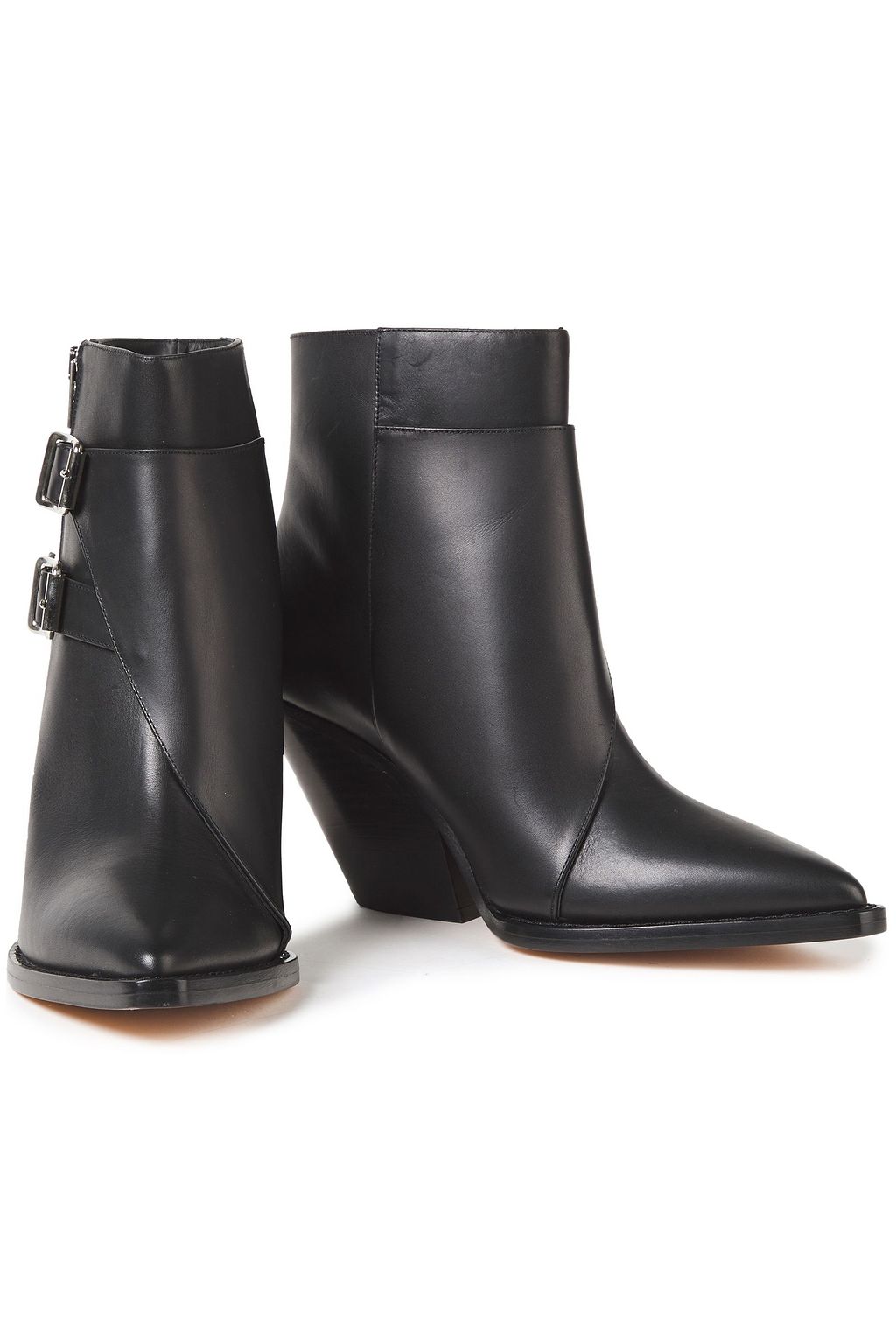 IRO Buckled leather ankle boots