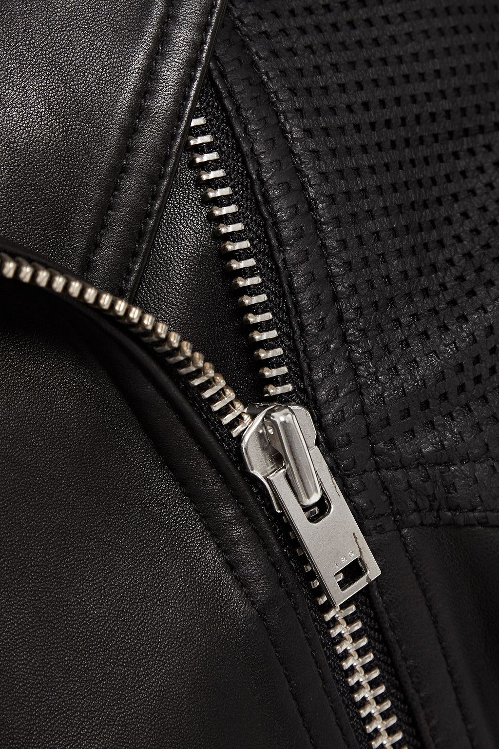 IRO Osorn cropped leather biker jacket