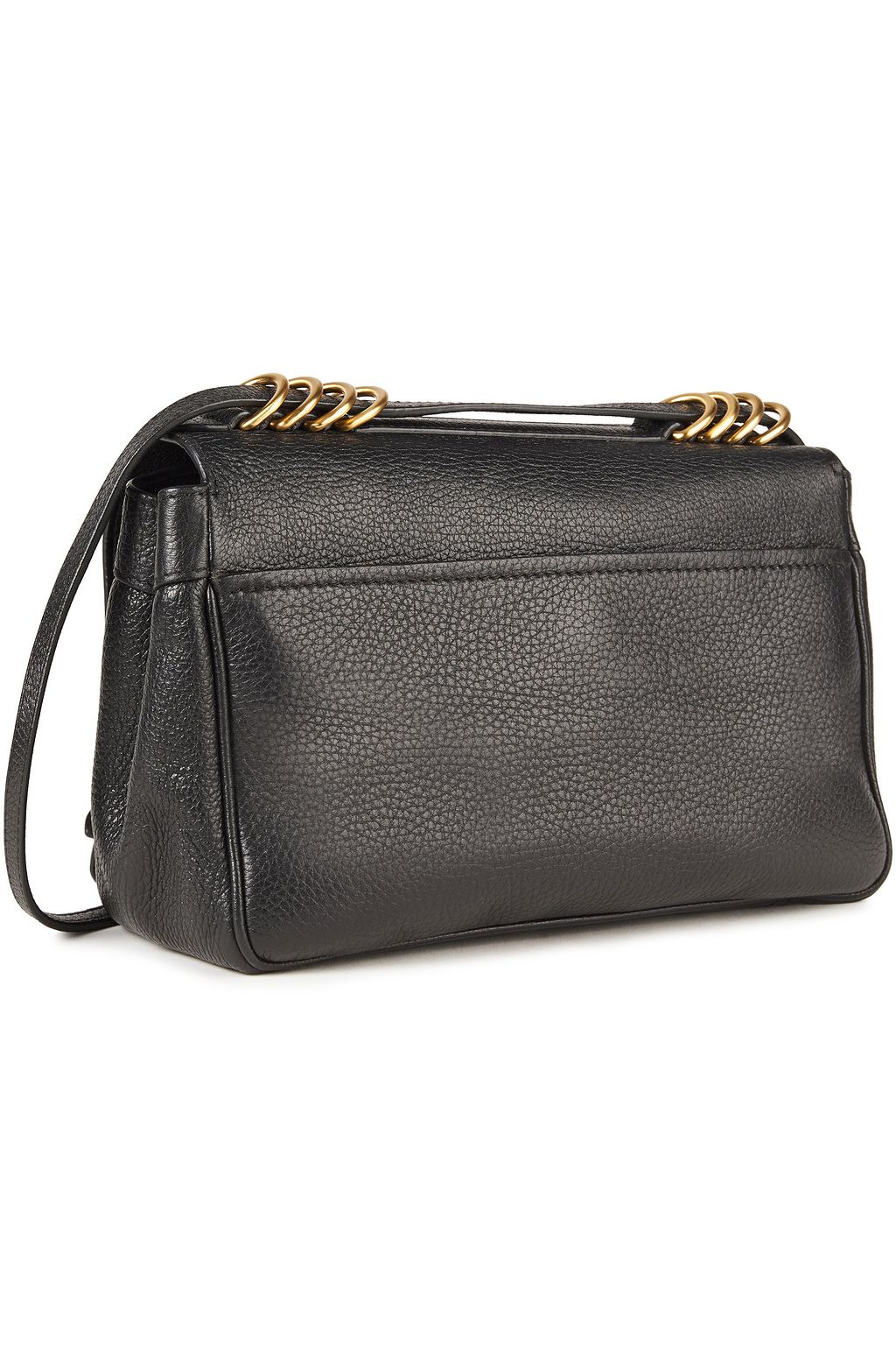 MOSCHINO Pebbled-leather shoulder bag
