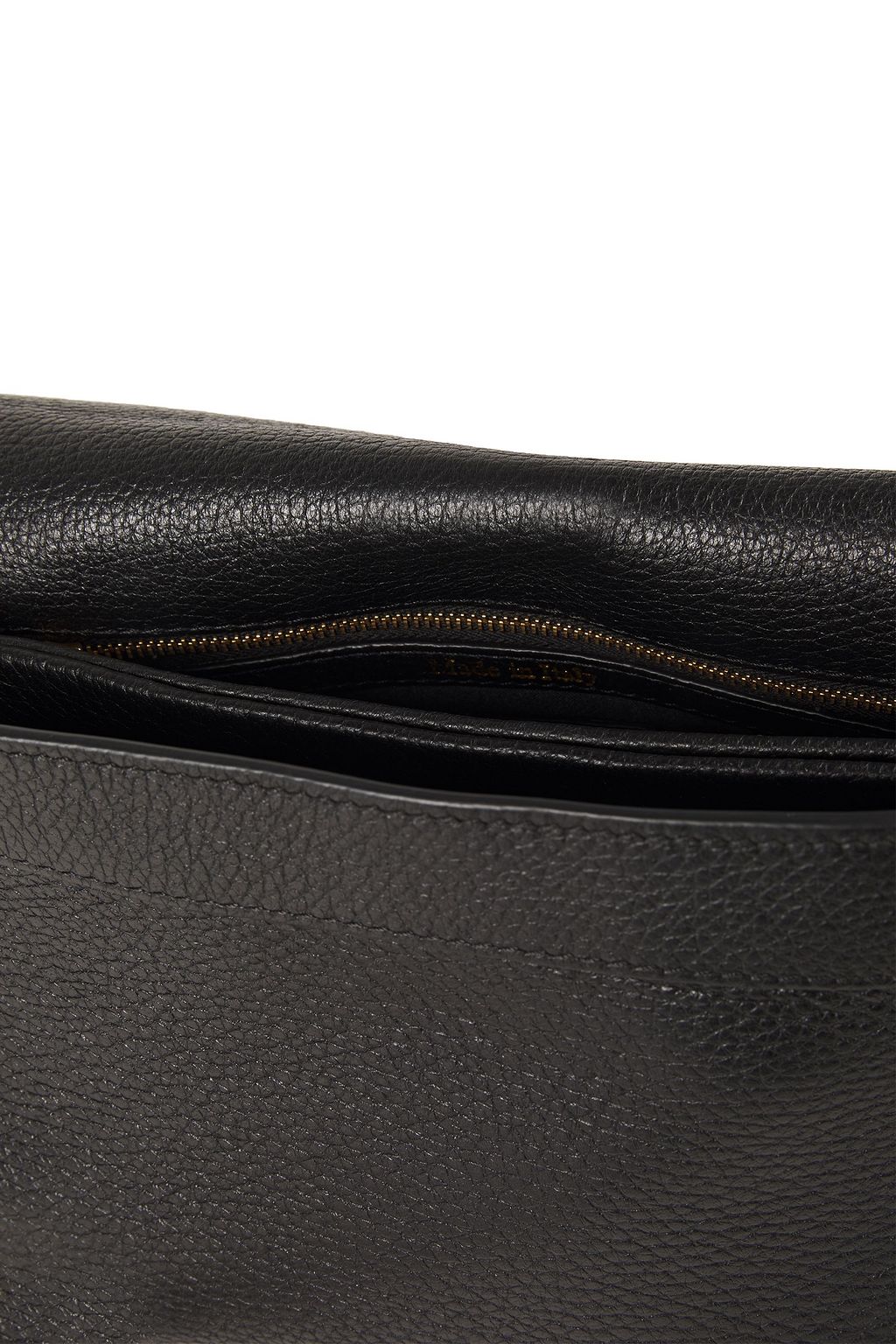 MOSCHINO Pebbled-leather shoulder bag