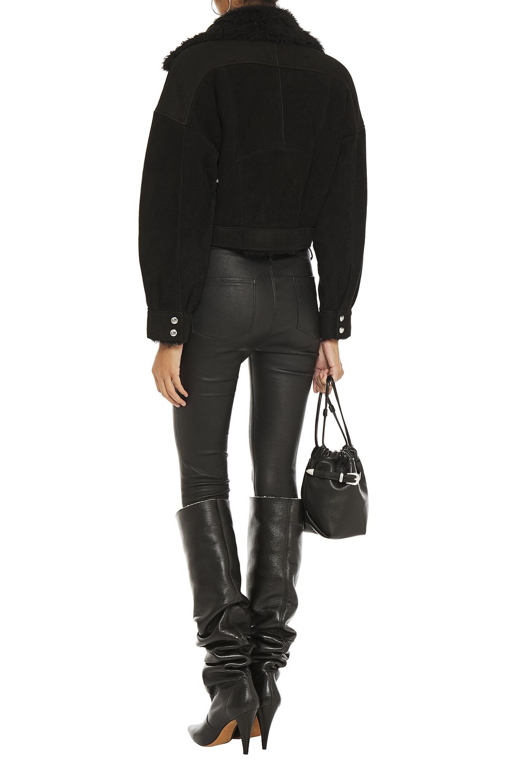 IRO Shearling biker jacket