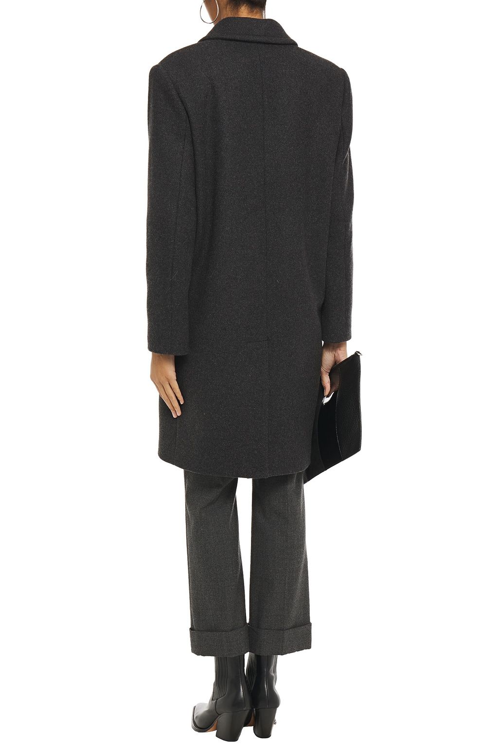 IRO Argus double-breasted wool-blend felt coat