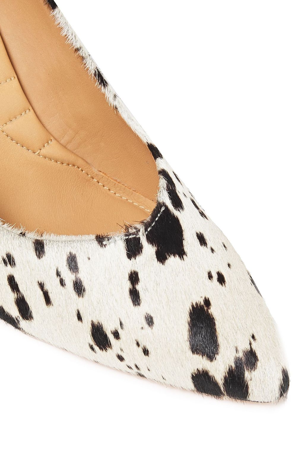 IRO Milo printed calf hair pumps