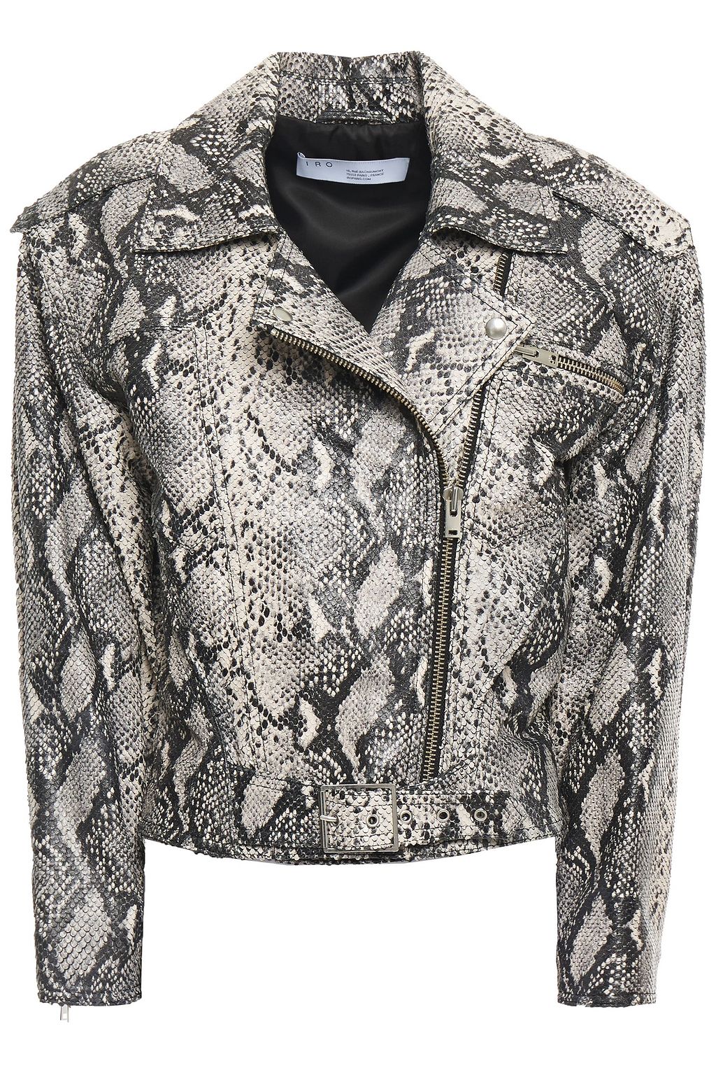 snake biker jacket