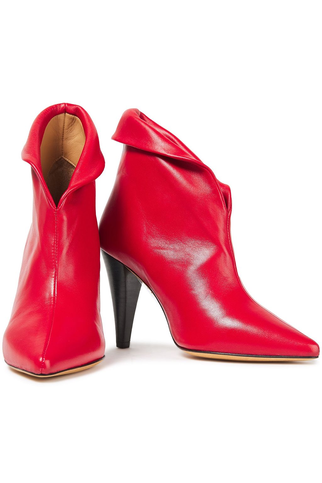IRO Fawn textured-leather ankle boots