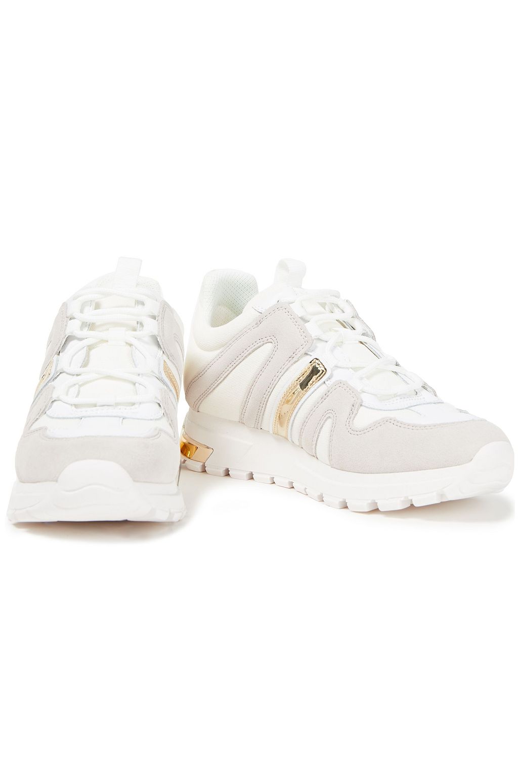 Ivory Gazelle cracked leather sneakers | Sale up to 70% off Ivory Gazelle cracked leather sneakers | Sale up to 70% off