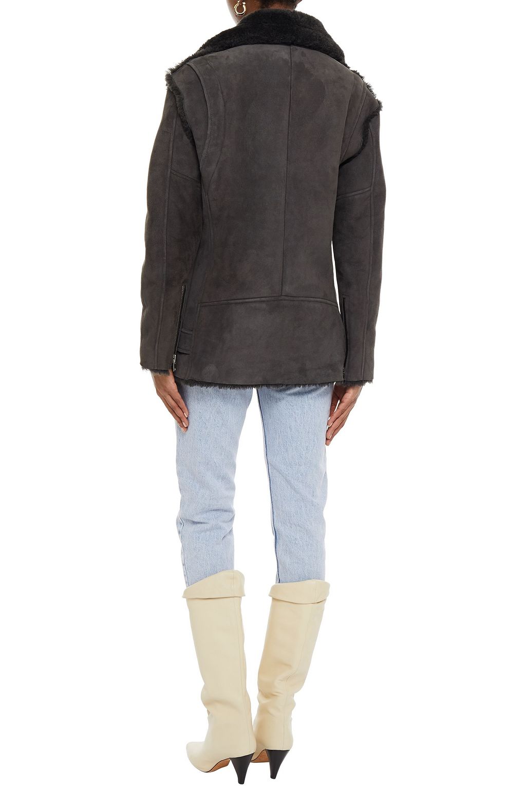IRO Comody shearling biker jacket