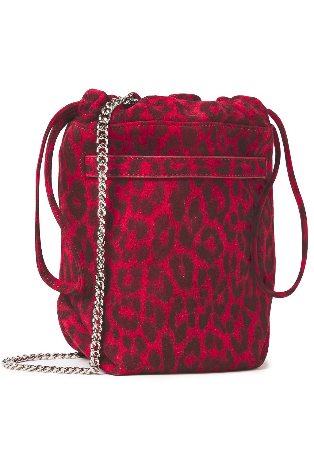 IRO Belty buckled leopard-print suede bucket bag