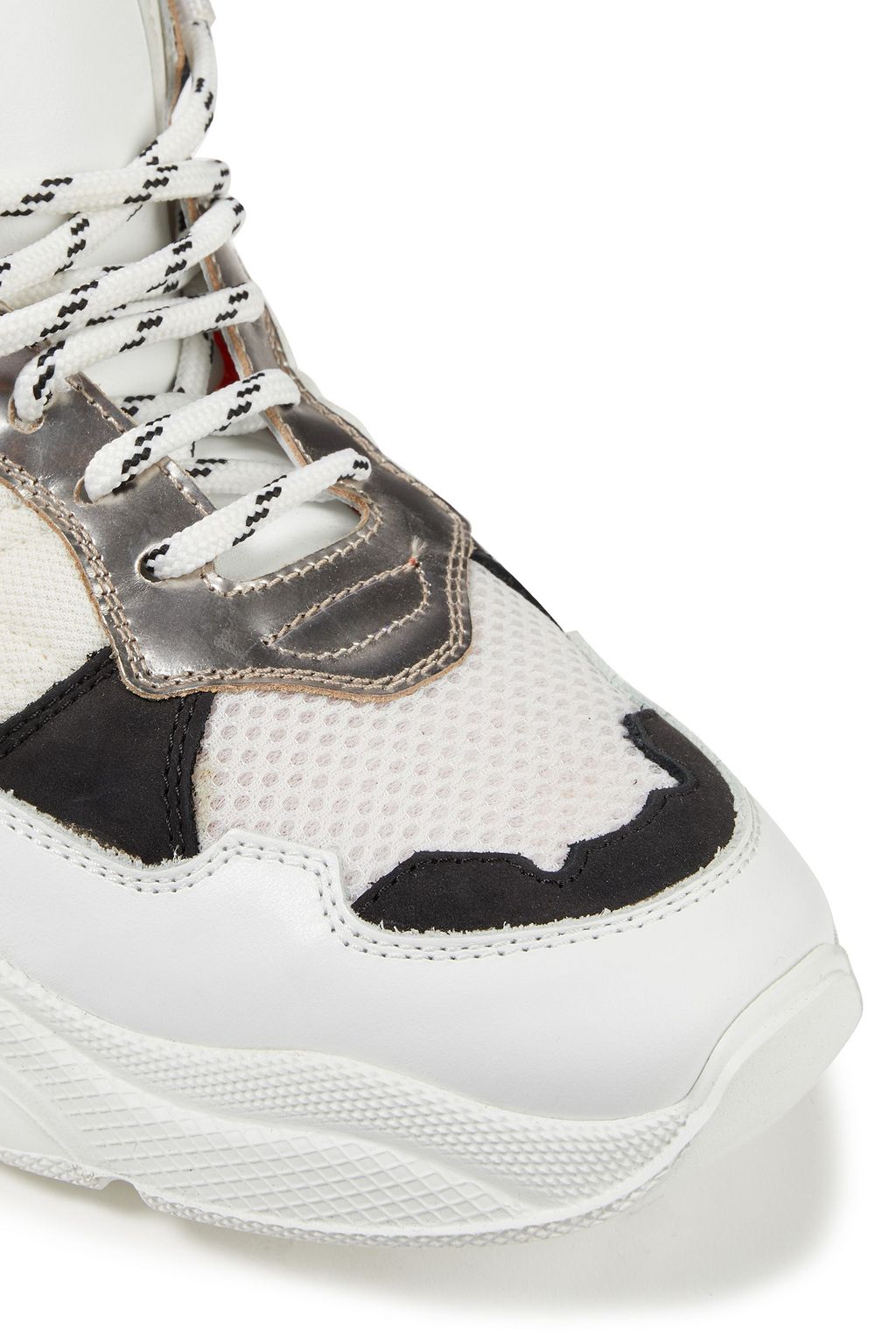 IRO Curve Runner mesh, nubuck and leather sneakers