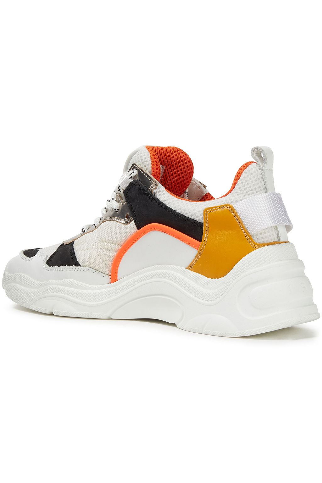 IRO Curve Runner mesh, nubuck and leather sneakers