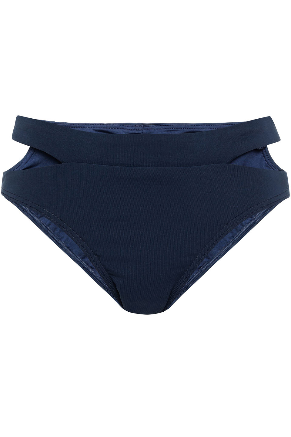 Jets Australia By Jessika Allen Woman Jetset Cutout Low-rise Bikini Briefs Navy Size 14