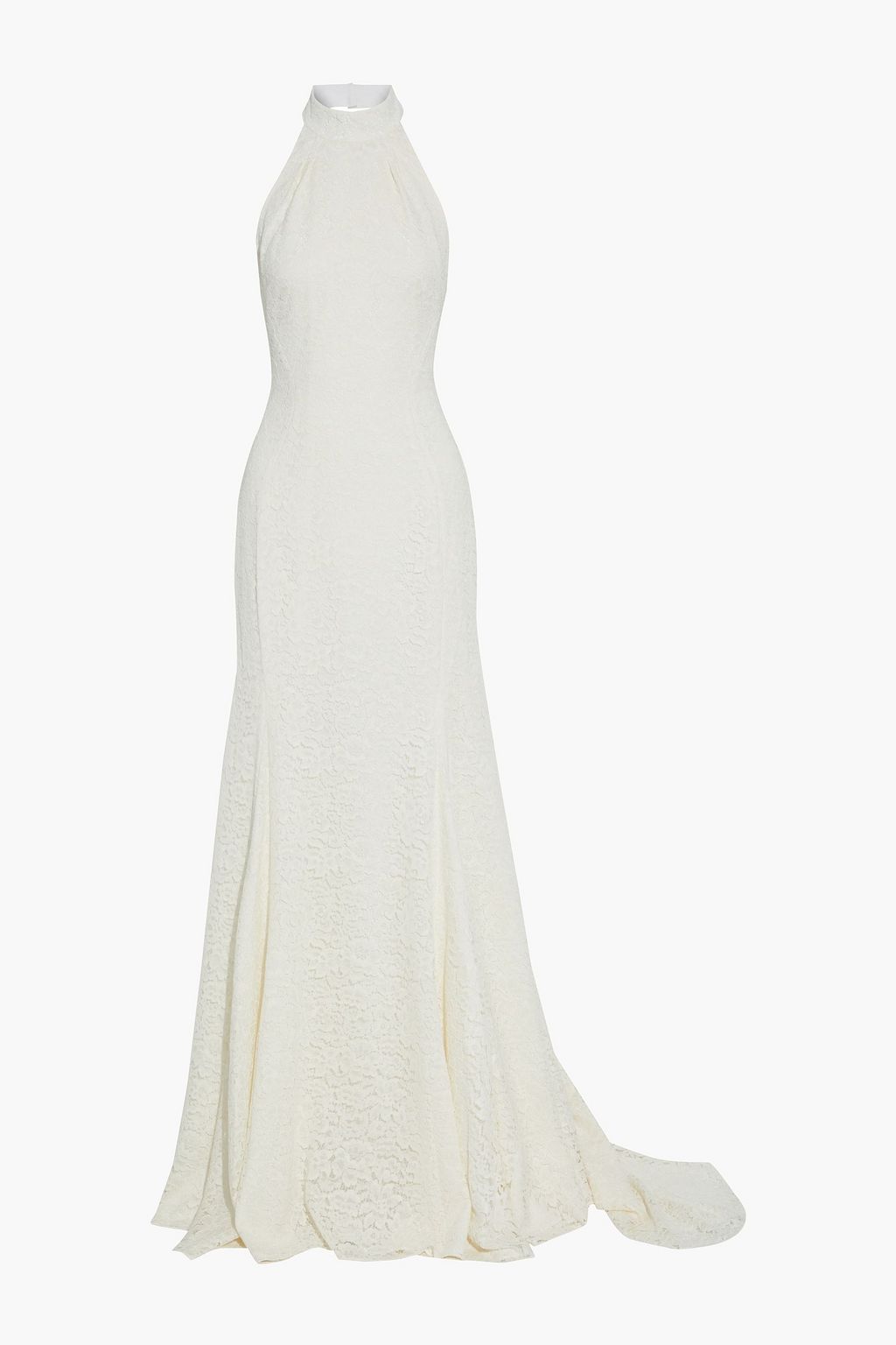 Ivory Willow corded lace halterneck bridal gown | STELLA MCCARTNEY | THE OUTNET