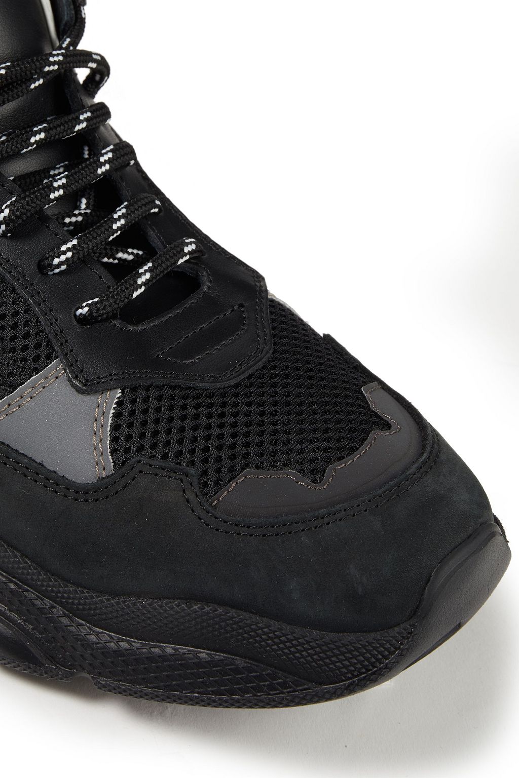 IRO Curve Runner mesh and suede sneakers