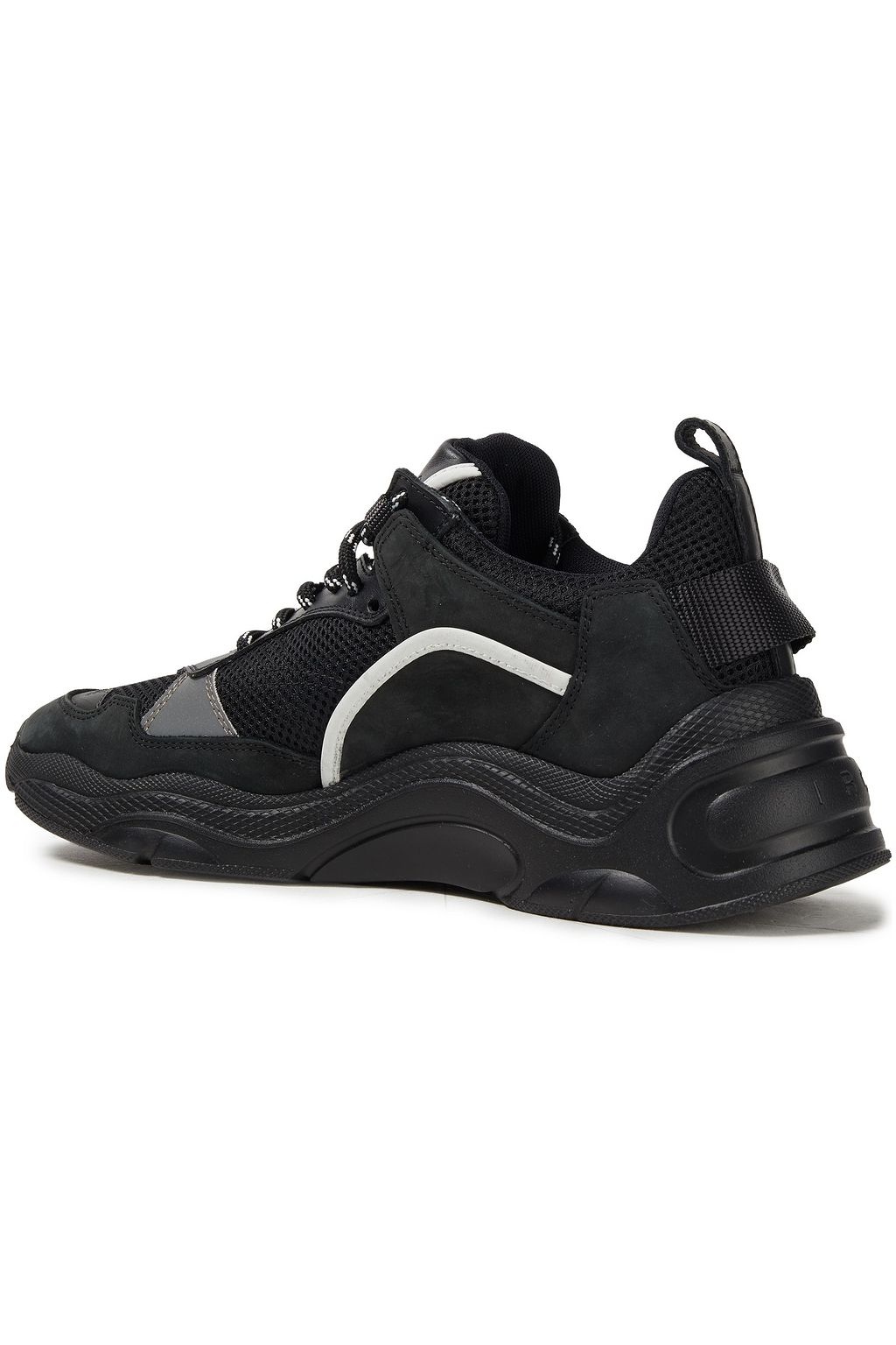 IRO Curve Runner mesh and suede sneakers