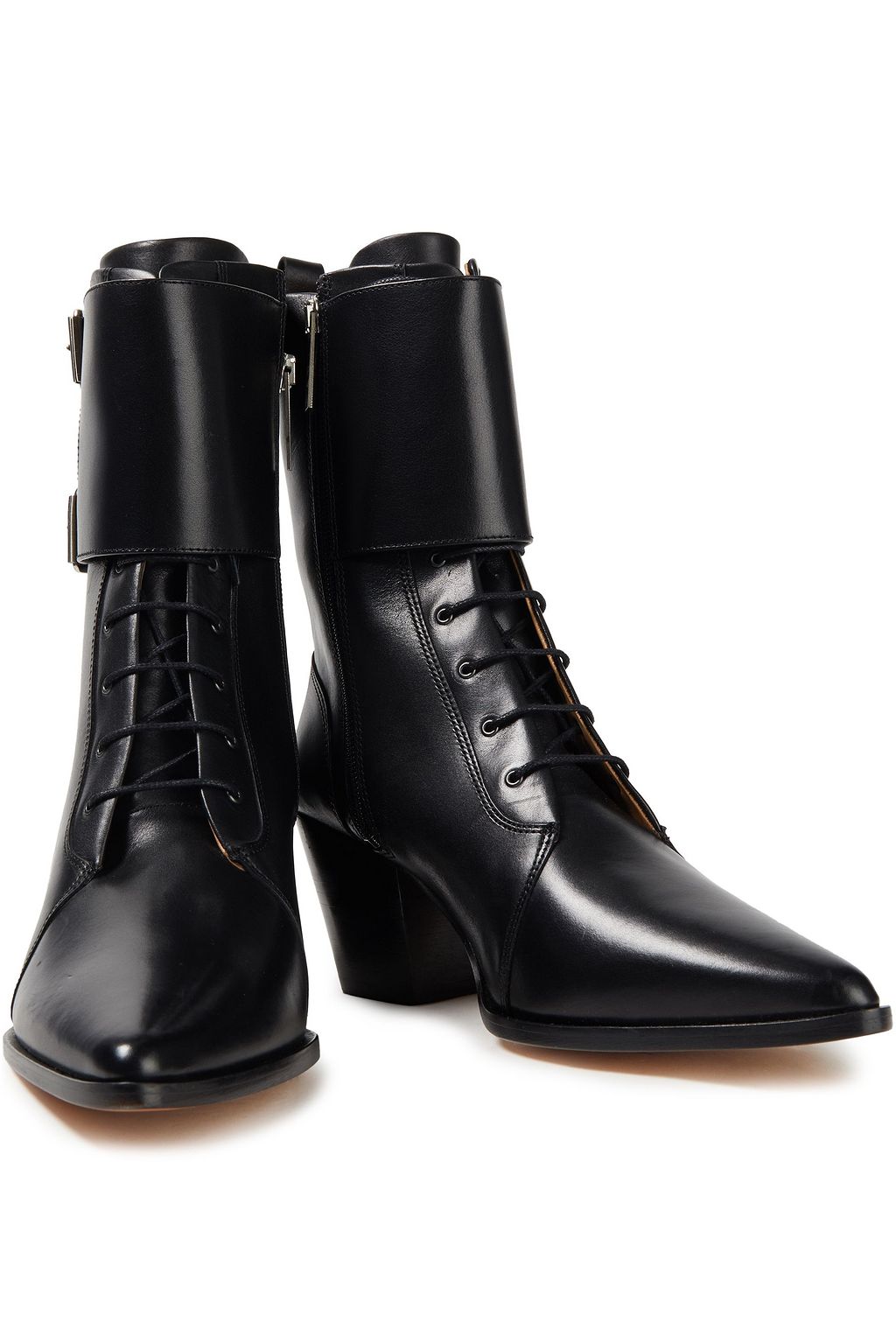 IRO Caliope buckled leather ankle boots