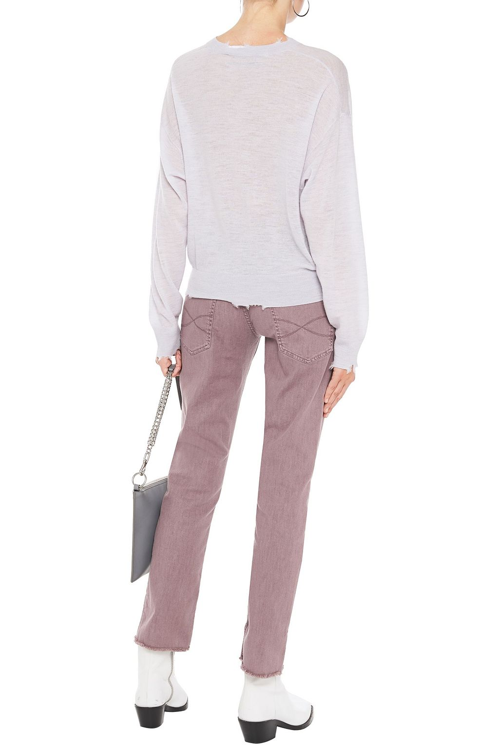IRO Brattle distressed slub wool sweater