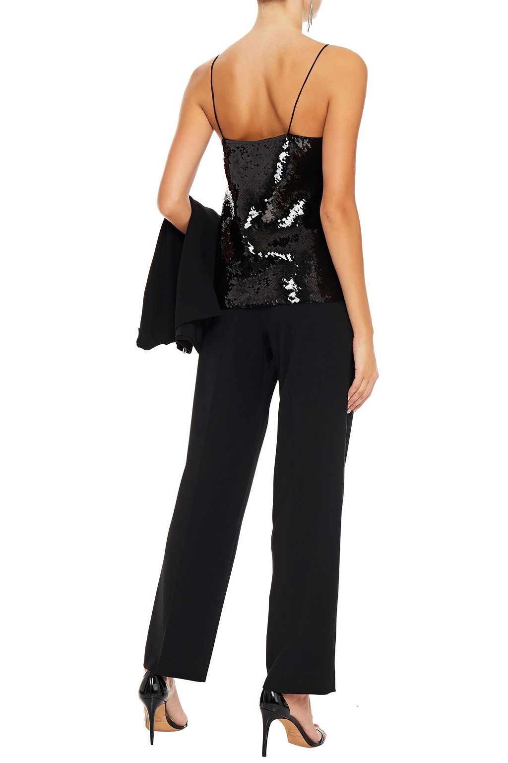 IRO Erna sequined georgette camisole